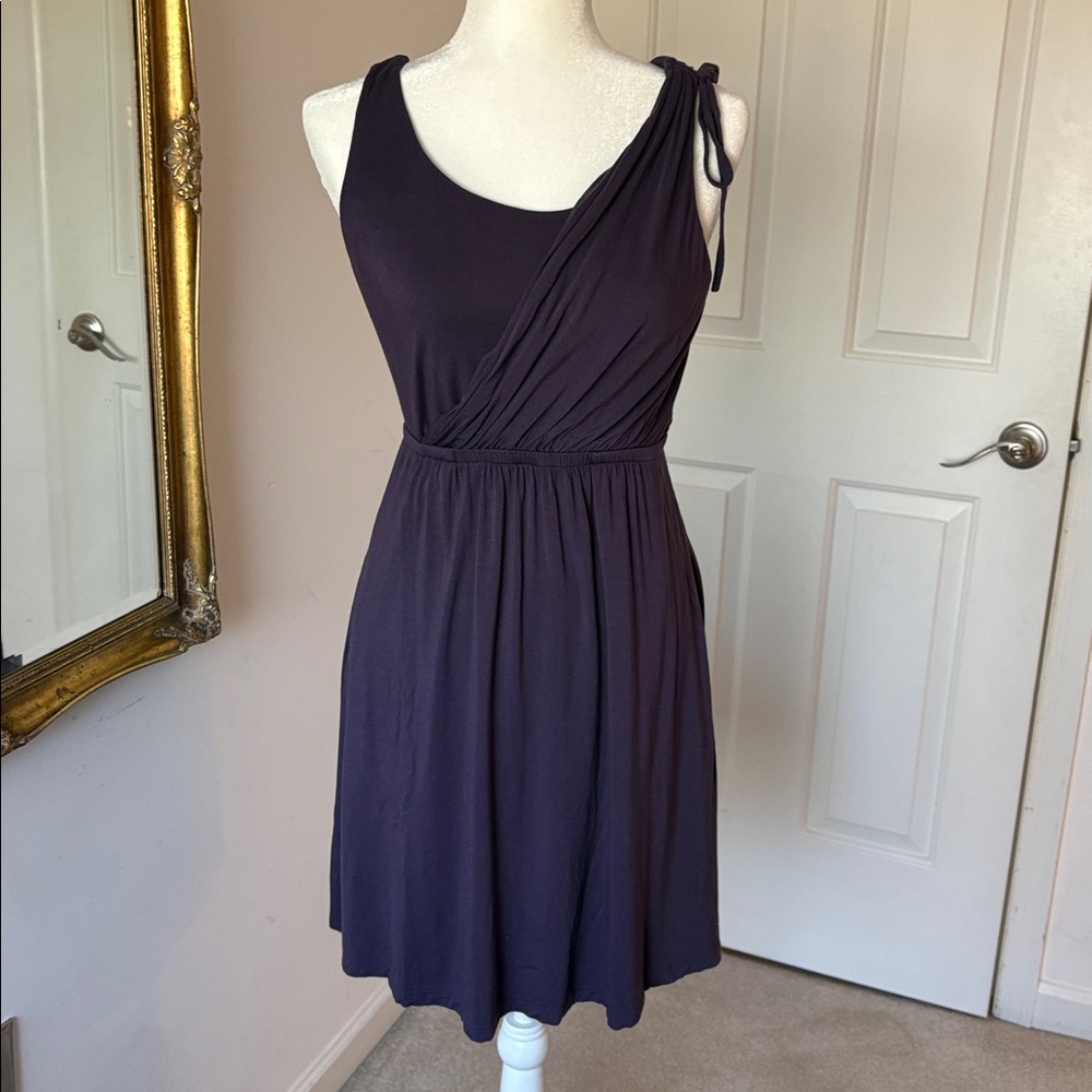 Soma One Shoulder Purple Dress